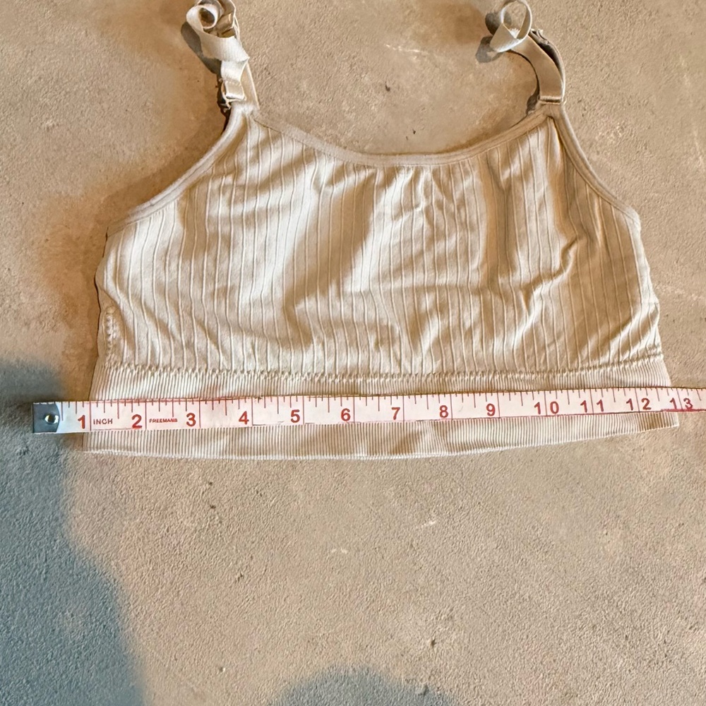 Source Unknown Kids Ribbed Bralette - Light Beige - Picture 2 of 7